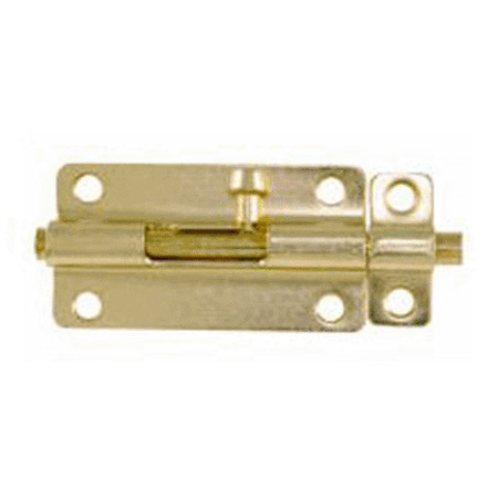 ULTRA HARDWARE Ultra 6 in. Brass Plated Bolt Barrel 60881